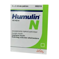 Купить Хумулин НПХ инсулин (Humulin-NPH) 100 МЕ/мл сусп. для ин. 3мл 5шт
