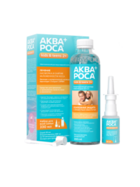 Купить АкваРоса Плюс набор ополаскиватель 2% для слизистых 300 мл флакон-спрей назальный 30 мл насадка для горла