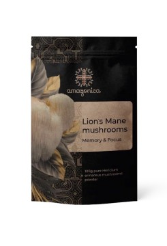 Amazonica Lion’s Mane Ежовик гребенчатый порошок 100 г Аптека 7 Купить Amazonica Lion’s Mane Ежовик гребенчатый порошок 100 г 7