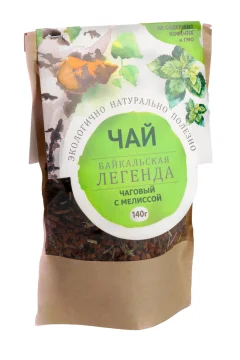Купить Байкальская легенда Чай чаговый с мелиссой 140 г