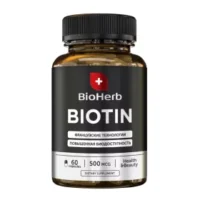 Купить Биотин для роста волос BioHerb 500 мкг 60 капс 10