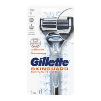 Купить Бритвенный станок Fusion Skinguard Sensitive Gillette + 1 сменная кассета