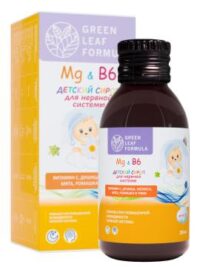 Купить Green Leaf Formula Детский сироп MG & B6 (для нервной системы) жидкость 100 мл