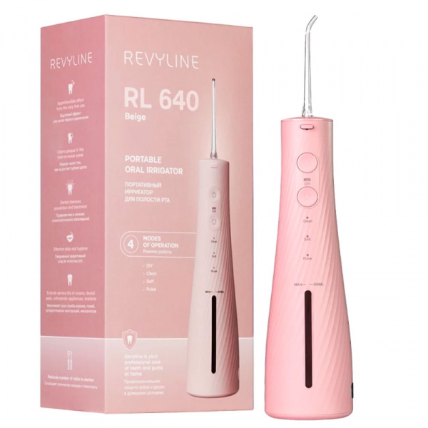 Ирригатор Revyline RL 640 (бежевый) Аптека 7 Купить Ирригатор Revyline RL 640 (бежевый) 7
