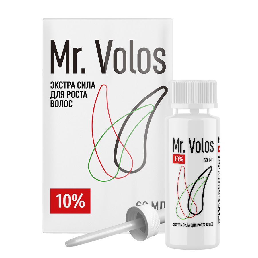 Лосьон для стимуляции роста волос Mr. Volos 10% — 1 флакон Аптека 7 Купить Лосьон для стимуляции роста волос Mr. Volos 10% — 1 флакон 7