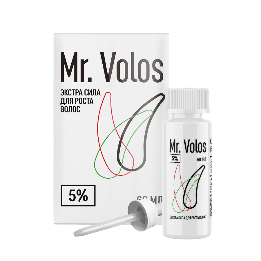 Лосьон для стимуляции роста волос Mr. Volos 5% — 1 флакон Аптека 7 Купить Лосьон для стимуляции роста волос Mr. Volos 5% — 1 флакон 7