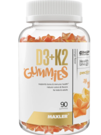Купить Maxler D3+K2 со вкусом апельсина жевательные таблетки 90 шт.