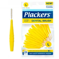 Купить Межзубный ершик Plackers Dental Brush (0,7) желтые