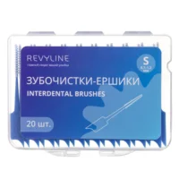 Купить Межзубный ершик Revyline Зубочистка-ёршик S (0,7-1,2мм) 20 шт.