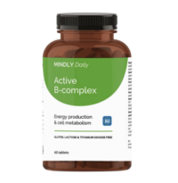 Купить MINDLY Active-B complex (Витамины B6 + B9 + B12) таблетки 60 шт.