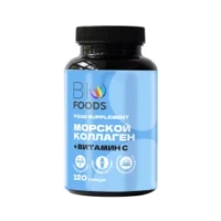 Купить Морской коллаген + витамин С BioFoods 120 капс 12