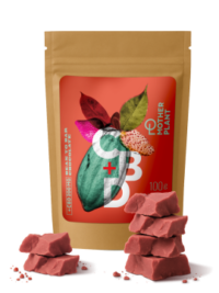 Купить MotherPlant Белый шоколад с клубникой (35% какао-масла 200 мг CBD) 100 г