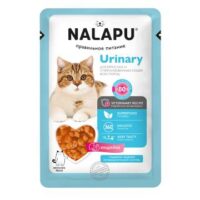 Купить NALAPU Urinary (консервированный корм для взрослых и стерилизованных кошек) с мясом индейки в желе 12*77 г
