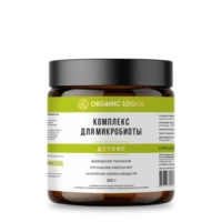 Купить ORGANIC LOGOS Клетчатка «Комплекс для микробиоты. Детокс» порошок 200 г