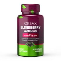 Купить ORZAX Елдрберри (Черная Бузина) с витамином C и цинком капсулы 60 шт.