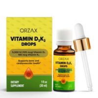 Купить ORZAX Витамин D3 (5000 МЕ) + К2 (МК-7) жидкость 30 мл