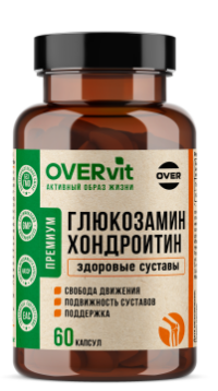 Купить OVERVit Глюкозамин + Хондроитин капсулы 60 шт. 3