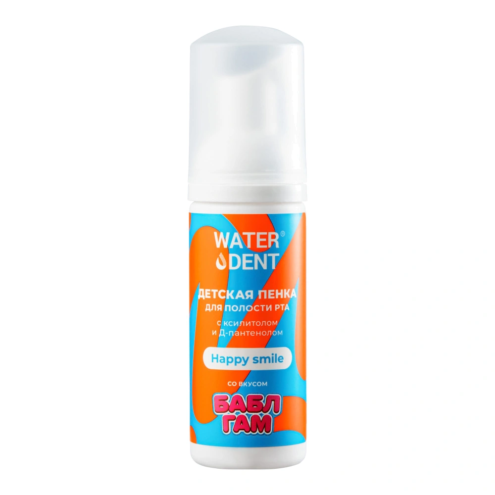 Пенка Waterdent Happy Smile (с 4 лет), 50 мл Аптека 7 Купить Пенка Waterdent Happy Smile (с 4 лет), 50 мл 7