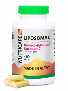 Купить Простые решения Липосомальный витамин C с витамином E капсулы 60 шт.