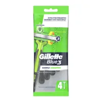 Купить Станок для бритья одноразовый Blue 3 Sensitive Gillette — 4 шт