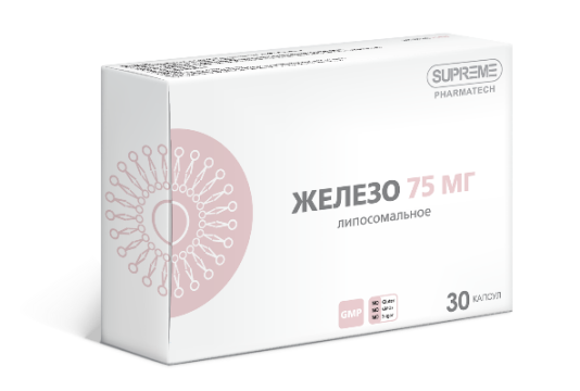 Supreme Pharmatech Липосомальное железо капсулы 30 шт. Аптека 7 Купить Supreme Pharmatech Липосомальное железо капсулы 30 шт. 7