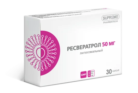 Купить Supreme Pharmatech Липосомальный Ресвератрол капсулы 30 шт.