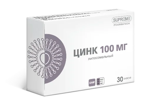Купить Supreme Pharmatech Липосомальный Цинк (пиколинат) капсулы 30 шт.