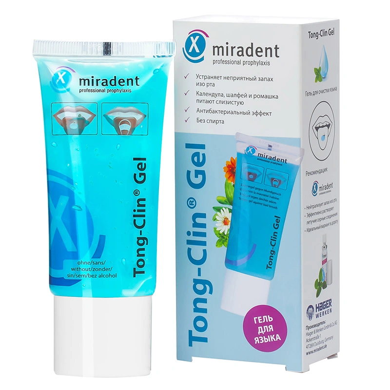 Уход за языком miradent Tong-Clin Gel Аптека 7 Купить Уход за языком miradent Tong-Clin Gel 7