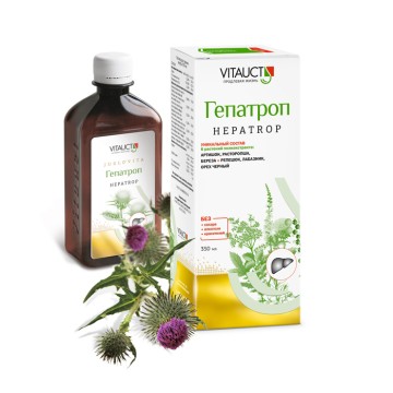 Vitauct Гепатроп (защита и питание печени) раствор 350 мл Аптека 7 Купить Vitauct Гепатроп (защита и питание печени) раствор 350 мл 7