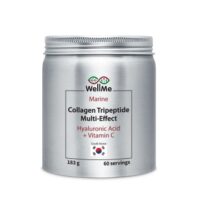 Купить WellMe Collagen Tripeptide Multi-Effect Трипептиды коллагена (для здоровья кожи волос ногтей и суставов) порошок 183 г