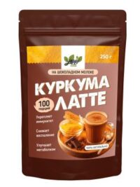 Купить Yappi Куркума латте на шоколадном молоке порошок 250 г