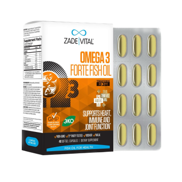 Zade Vital Омега-3 форте капсулы 40 шт. Аптека 7 Купить Zade Vital Омега-3 форте капсулы 40 шт. 7