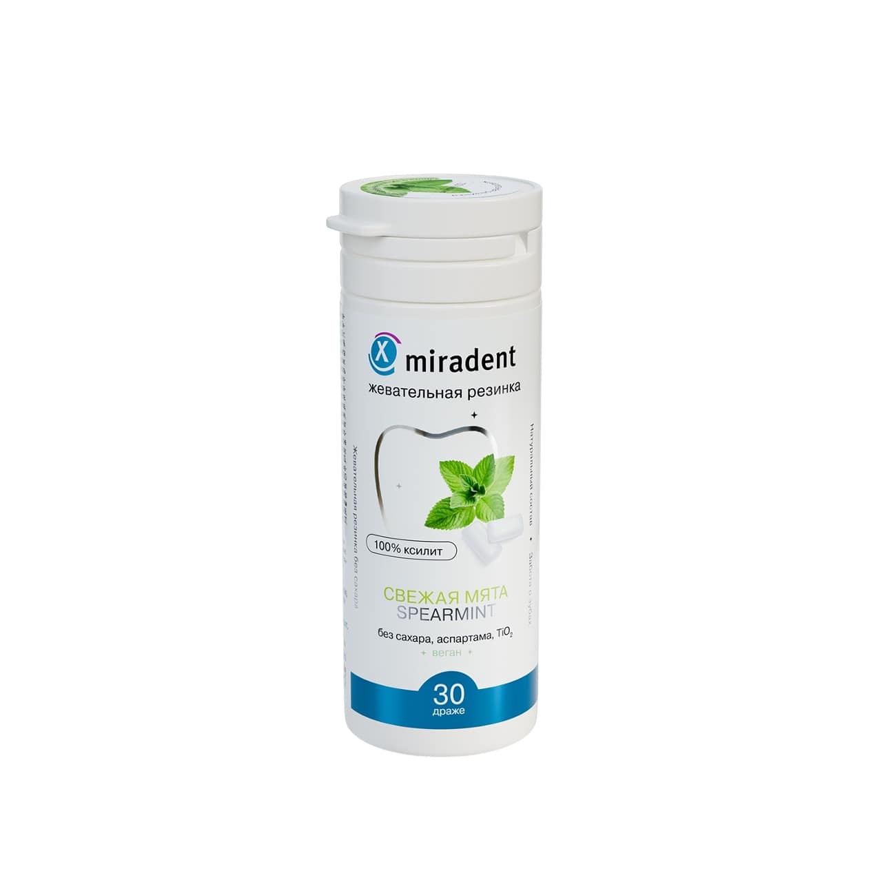 Жевательная резинка miradent Xylitol Мята Аптека 7 Купить Жевательная резинка miradent Xylitol Мята 7