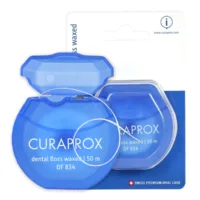 Купить Зубная нить Curaprox DF834 вощеная, 50 м