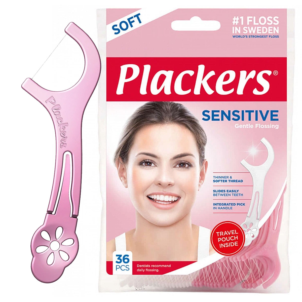 Зубная нить Plackers Sensitive Аптека 7 Купить Зубная нить Plackers Sensitive 7