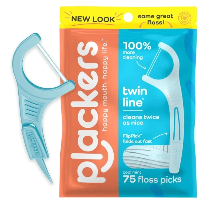 Зубная нить Plackers Twin-Line, 75 шт Аптека 7 Купить Зубная нить Plackers Twin-Line, 75 шт 7
