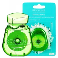 Купить Зубная нить Revyline нейлон, невощеная, зеленая, 50 м