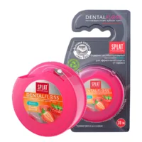 Купить Зубная нить Splat Dental Floss с клубникой, 30 м