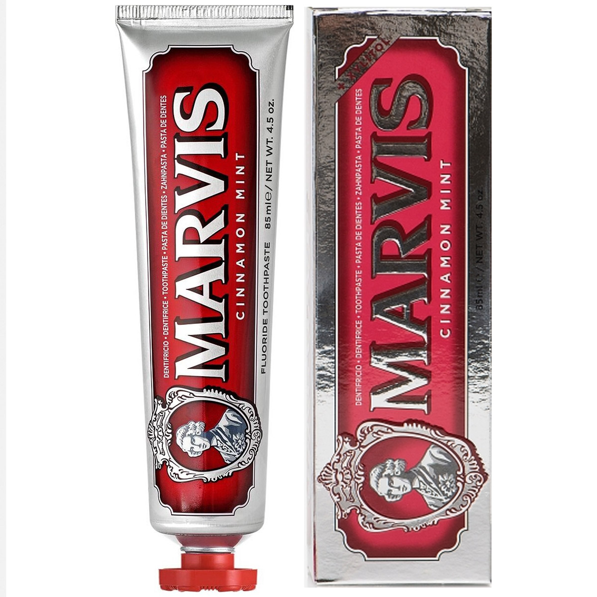 Зубная паста Marvis Cinnamon Mint Корица и мята Аптека 7 Купить Зубная паста Marvis Cinnamon Mint Корица и мята 7