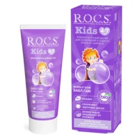 Купить Зубная паста ROCS Kids Бабл гам (от 4 до 7 лет)
