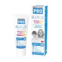 Купить Зубная паста ROCS PRO Brackets & Ortho 74г