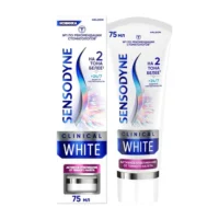 Купить Зубная паста Sensodyne Clinical White Активное отбеливание от темного налета, 75 мл