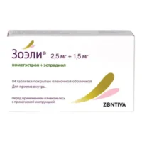 Купить Зоэли таблетки 2.5мг/1.5мг №84 (3х28)