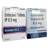 Купить Энтекавир Энтекор (Entekor) Энтекаст (Entekast) аналог Бараклюд 0,5мг таблетки №30