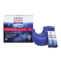 Купить Аква марис устройство для промывания носа + морская соль Саше 30 шт
