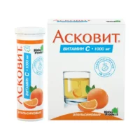 Купить Асковит витамин С 1000 мг Таблетки шипучие апельсиновые 10 шт 10