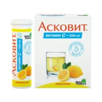 Купить Асковит витамин С 1000 мг Таблетки шипучие лимонные 10 шт 10