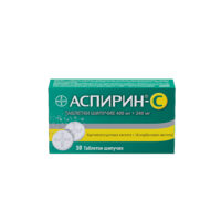 Купить Аспирин-С Таблетки шипучие 400 мг+240 мг 10 шт