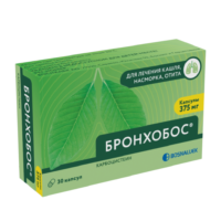 Купить Бронхобос Капсулы 375 мг 30 шт