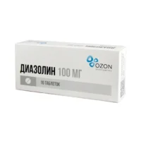 Купить Диазолин-Озон Таблетки 100 мг 10 шт 10